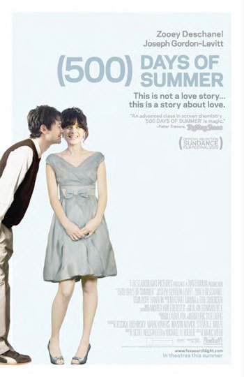 500 Days Of Summer Movie Poster. ordered 500 Days of Summer